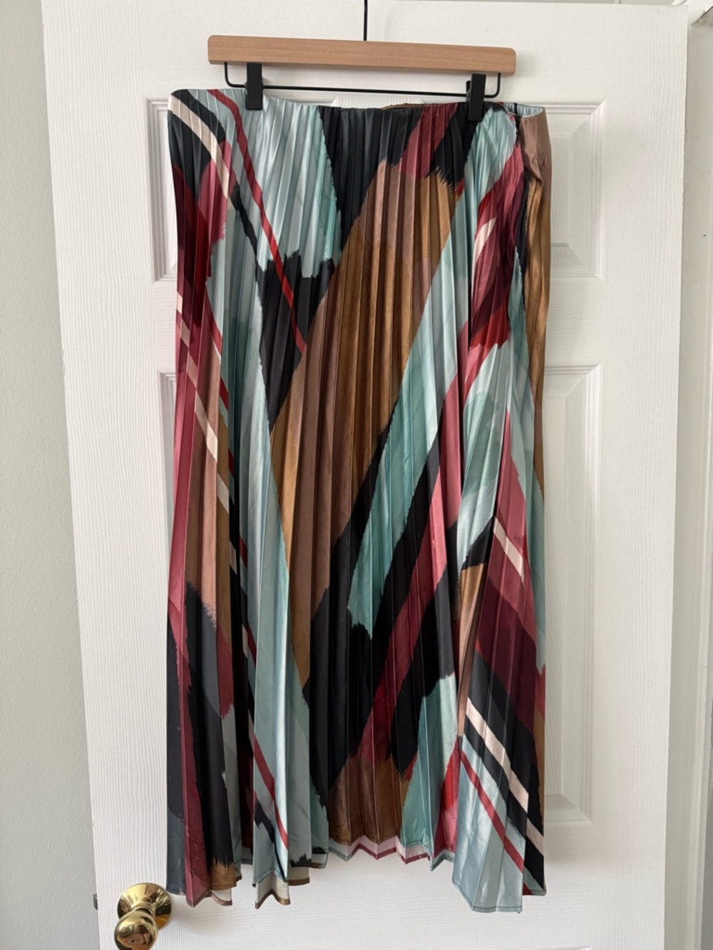 Eloquii Size 20 Pleated Multicolor Skirt 🖤